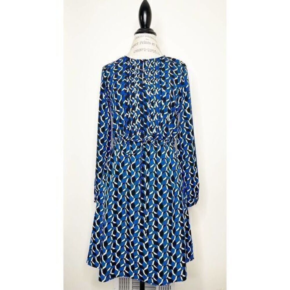 TOMMY HILFIGER Blue Checkered Button-Down Waist Tie